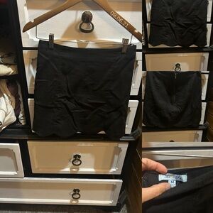 She + Sky Black Mini Skirt